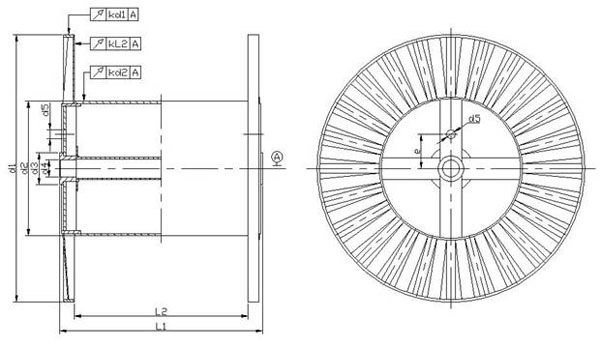 盤具PN1250型（PN1250型瓦楞式機(jī)用線盤）